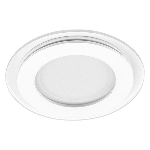 212010 Светильник ACRI CYL LED 6W 480LM БЕЛЫЙ/ПРОЗРАЧНЫЙ 3000K (в комплекте)