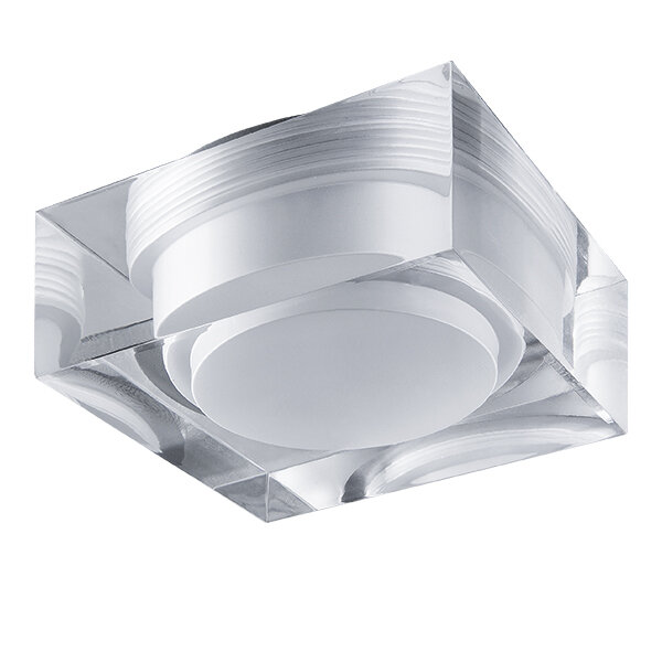 070244 Светильник ARTICO QUA LED 5W 400LM ХРОМ/ПРОЗРАЧНЫЙ/МАТОВЫЙ 4000K (в комплекте)