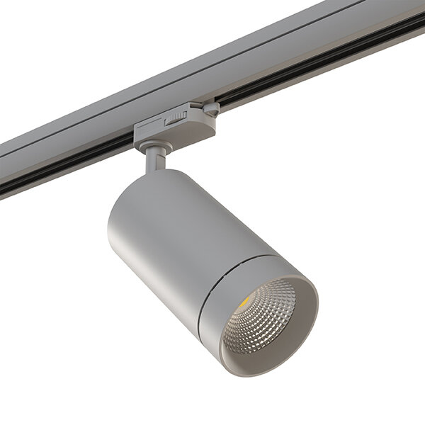 303594 Светильник для 3-фазного трека CANNO LED 35W 2240LM 45G СЕРЫЙ 4000K IP20 (в комплекте)