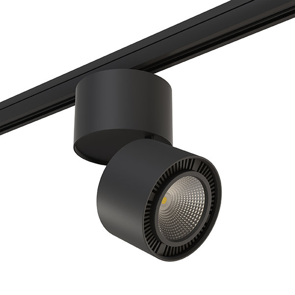 A3T213857 Светильник  FORTE MURO LED 40W 3400LM 30G ЧЕРНЫЙ 3000K (594067+213857)