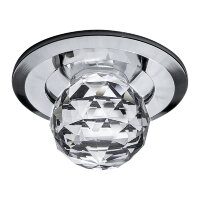 070112 Светильник ASTRA BOL LED 1W 82LM ХРОМ/ПРОЗРАЧНЫЙ 3000K (в комплекте)