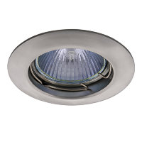 011019 Светильник LEGA HI FIX MR16/HP16 ХРОМ МАТОВЫЙ (в комплекте)