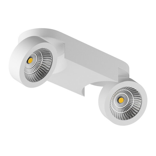 055264 Светильник SNODO LED 2*10W 1960LM 23G БЕЛЫЙ 4000K IP20 (в комплекте)