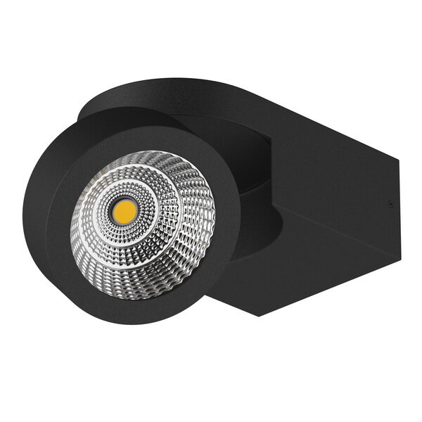 055174*** Светильник SNODO LED 10W 980LM 23G ЧЕРНЫЙ 4000K IP20 (в комплекте)