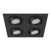 011624 Светильник SINGO X4  MR16/HP16 ЧЕРНЫЙ (в комплекте)