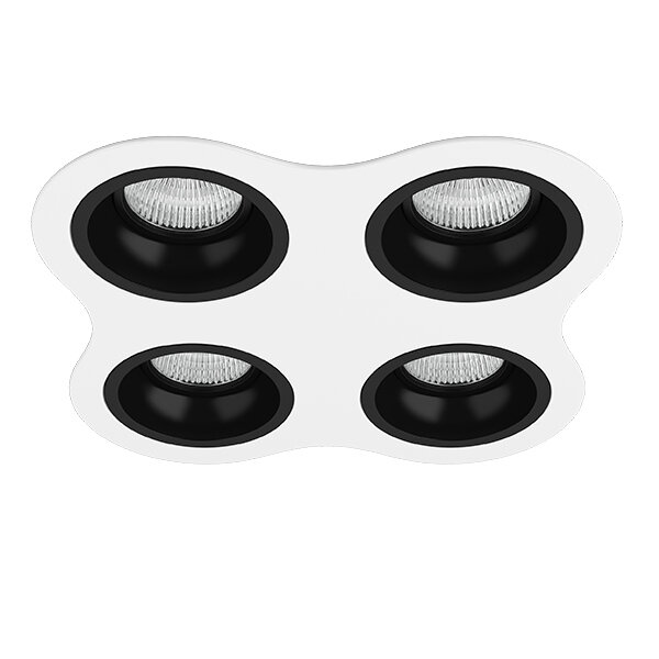 D64607070707 Светильник DOMINO ROUND МR16 (214646+214607+214607+214607+214607)